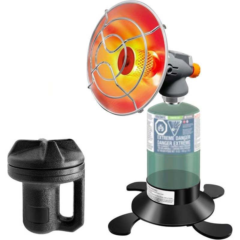 8500BTU Portable Propane Heater – Reinforced Base & Tank Holder ⛽